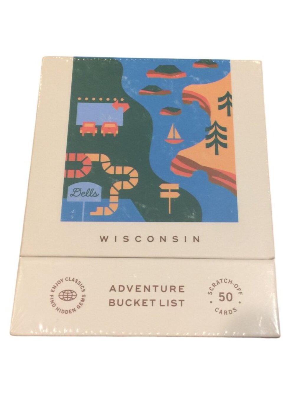 Adventure Bucket List Wisconsin 50 Scratch Off Cards by RIO